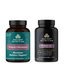 Alte Ernährung Frauen Hormone Kapseln, 60 Count + Multivitamin für Frauen 40 + einmal täglich, 30 Count