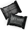 GET Hype Energy Gummies | Vegan, Non OGM, Gluten-Free Energy Supplement with Caffeine, Vitamina B12, B6, Vitamin C & Zinc | Boost Focus, Mental Clarity & Energy | Individually Wrapped, Confezione da 12