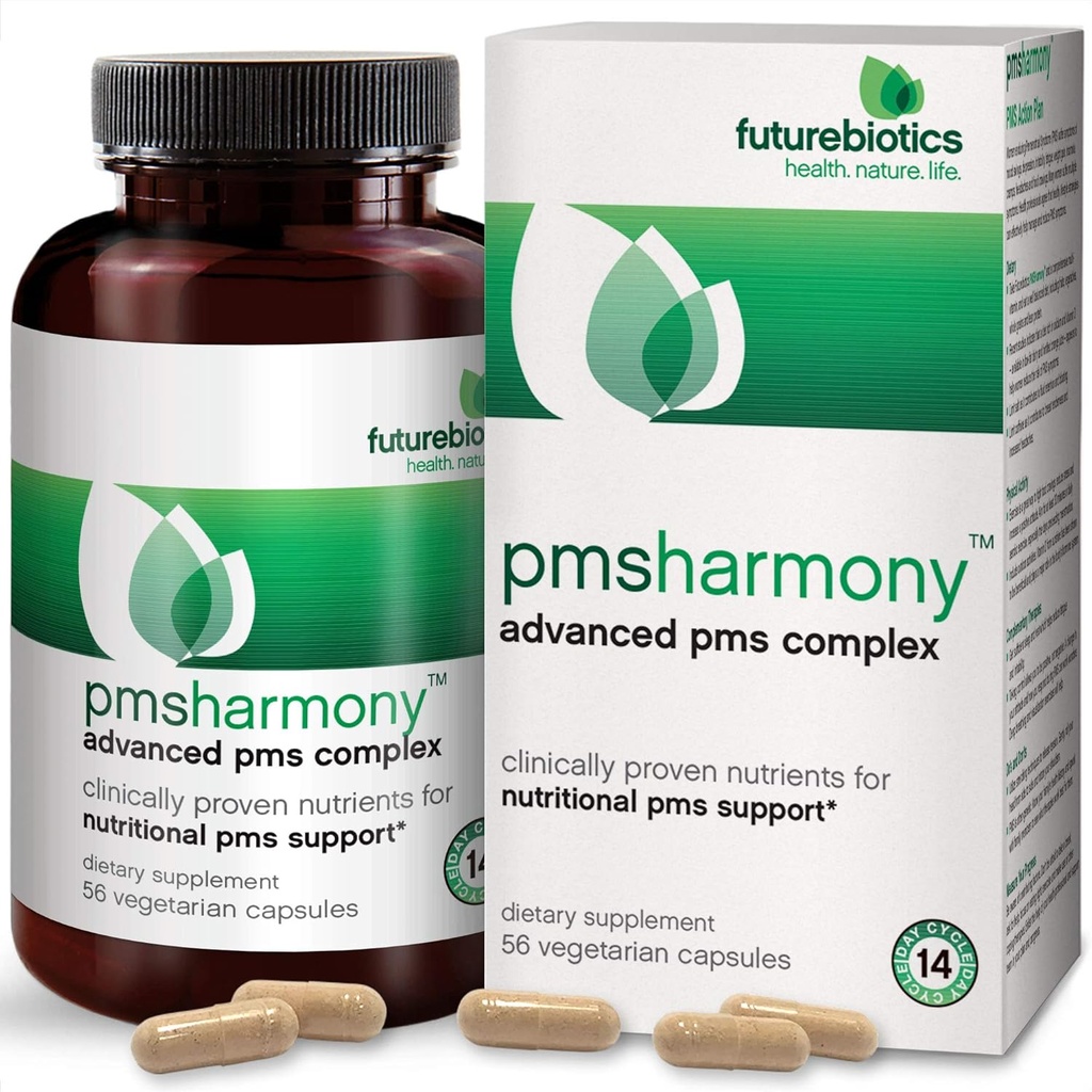 Futurebiotici PMSHarmony, PMS & Hormone Support 56 capsule vegetariane