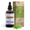Geheimnisse des Tribe Wild Lettuce Tincture Alcohol-Free Extract, USDA Organic Wild Lettuce (Lactuca virosa) Getrocknete Kräuter (4 FL OZ)