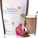 Baby Booster Schokolade Mocha Prenatal Vitamin-Ergänzung und Protein Shake,Koffeinfrei,All Natural,Vegetarian DHA,High Protein, Methyl Folate,B Vitamine,Groß für Morgenkrankheit,16.4Oz(1.03LB) 465G