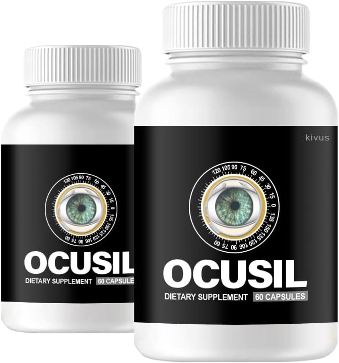 (2 Pack) Ocusil - Ocusil Eye Support Nahrungsergänzung (120 Kapseln)