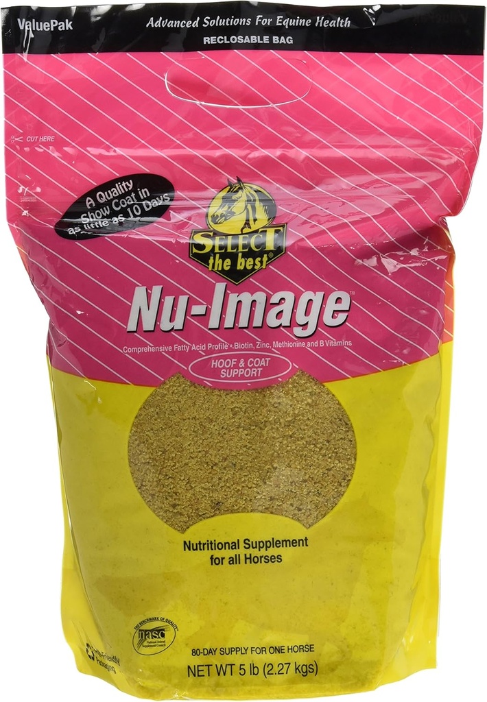 RICHDEL 784299040502 Nu-Image Hoof & Coat Unterstützung für Pferde, 5 lb