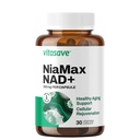 Vitasave NiaMax NAD+ Supplement – 300mg Niacinamid Riboside pro Kapsel – hochkarätig NAD+ Precursor für Energie, Gesunde Aging & Metabolic Function – Vegan, Non-GMO, Gluten-Free (30 Kapseln)
