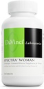 DaVinci Labs Spectra Woman - Integratore alimentare per sostenere la salute e le esigenze delle donne - con vitamine, minerali, calcio, Beta Carotene, L-Cysteine, estratto di semi di vinaccia e altro - 240 compresse