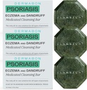 Dermabon 2% Coal Tar Psoriasis Body Wash & Eczema Bar Soap (3 Pack) | Control and Relieve Psoriasis, Eczema, Dermatitis, and Dandruff | Active Ingredient Coal Tar Body Wash