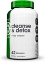 Top Secret Nutrition Cleanse & Detox 7-Day Formula Integratore alimentare Colon e Liver Cleansing Blend con Prebiotici e Probiotici per Uomini e Donne (42 capsule vegetariane)