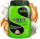 Specie Nutrition Isolyze Whey Protein Powder, 100% Whey Isolate for Muscle Building, 27.5g Protein Per Scoop, No Sugar & Low Fat (Vanilla Peanut Butter, 22 Servings)