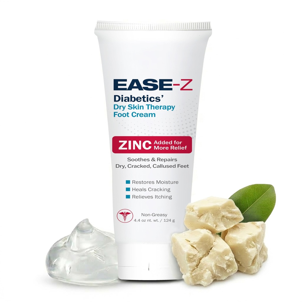 Panna diabetica. Ingredienti clinicamente provati e ZINC Alleviare Dry, Cracked, Piedi Callused e Mani. Soothes Pain and Burning. Shea Butter idrata. Veloce, a lungo termine.
