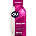 GU Energy Original Sports Nutrition Gel 8-Count Vanilla Bean und 8-Count Tri-Berry Bundle mit Aminosäuren und Elektrolyten