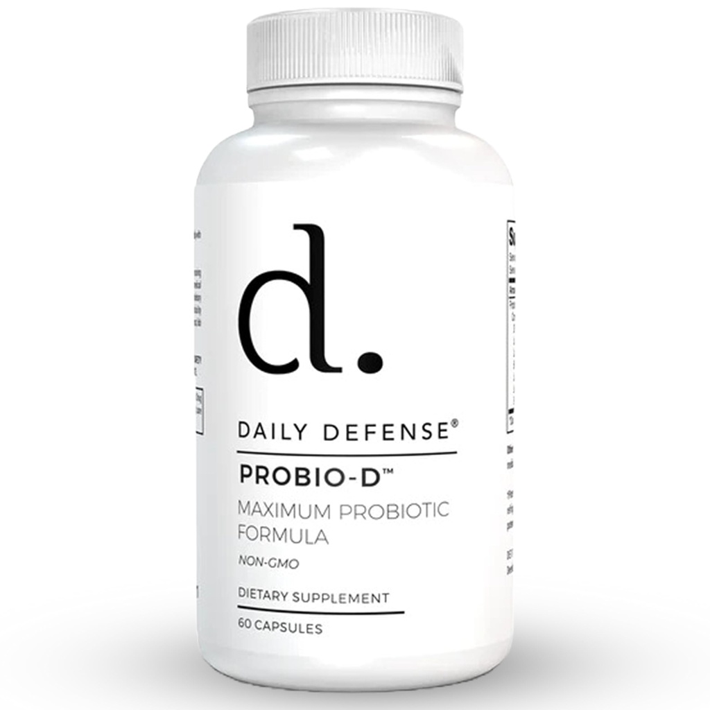 Probiotico Immune Support Supplemento - Probiotici giornalieri per gli uomini con costipazione e gas - Digestione e Bloating Supplementi & Probiotici per le donne - 60 capsule, PROBIO-D