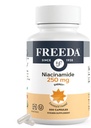 Freeda Niacinamide - Vitamine B3 Niacinamide 250 mg - Végétarien Non Flush Formule Niacin - B3 Vitamines Supplément Niacinamide - Niacin Supplément Niacin Sans Flush Vitamine B3 Nicotinamide, 500 Capsules