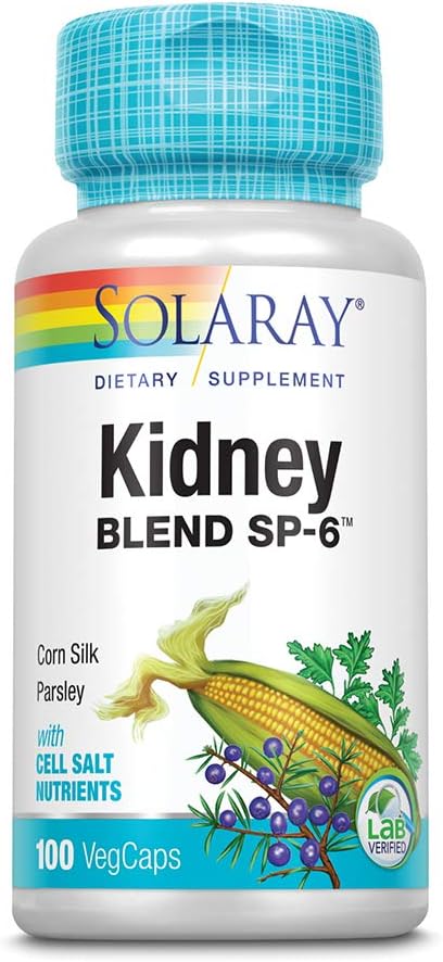 SOLARAY Miscela del rene SP-6 | Miscela di erbe w/Cell Nutrienti di sale per aiutare a sostenere la funzione sana del rene | Non-GMO, Vegan (3 Pack)