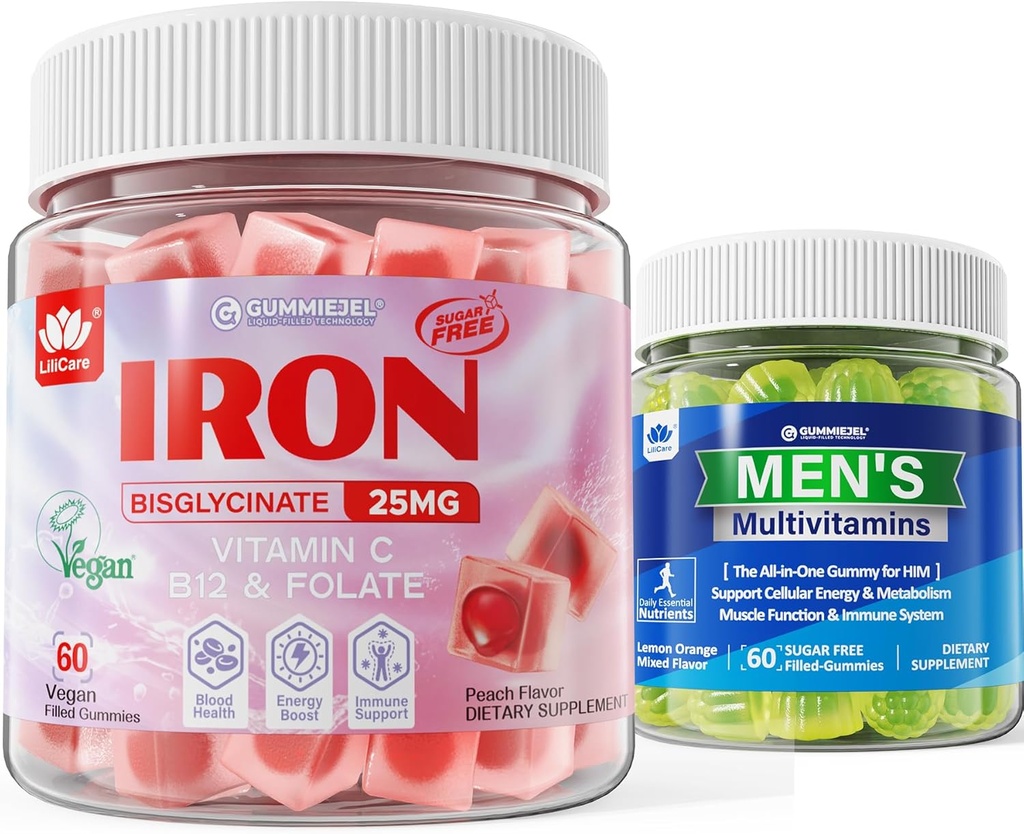Bundle - Fer végétalien + Multivitamines masculines