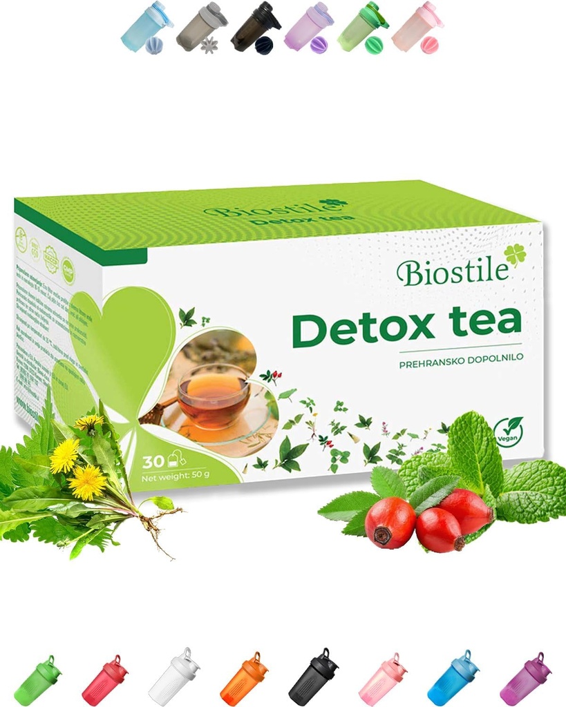 Natrual Detox Tee für Gut,Liver & Ganzer Körper,11 Kräutermischung für Stomach Flatulence Relief, Verdauung Tract Detoxification,Optimal Intestinal Transit,30 Individuelle Sachets(1 Box)