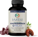 LeVITA8 Premium Reishi Mushroom Sleep Gummies - 100% Natural BlackBerry Flavor - Promuove l'equilibrio calmo e umido per sonno profondo - 1 mese di fornitura per l'aiuto naturale Melatonin-Free