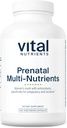 Vital Nutrients PreNatal Multi-Nutrients | Formula Prenatal Multivitamin/Mineral femminile con Potent Antioxidants | Vegetariano | Gluten, Dairy, Soy Free | Non-GMO | 180 capsule