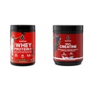 Six Star Elite Series 100% Whey Protein Plus Triple Chocolate 1.8lbs e 100% Creatina Monoidrato Polvere non aromatizzata 60 Serve