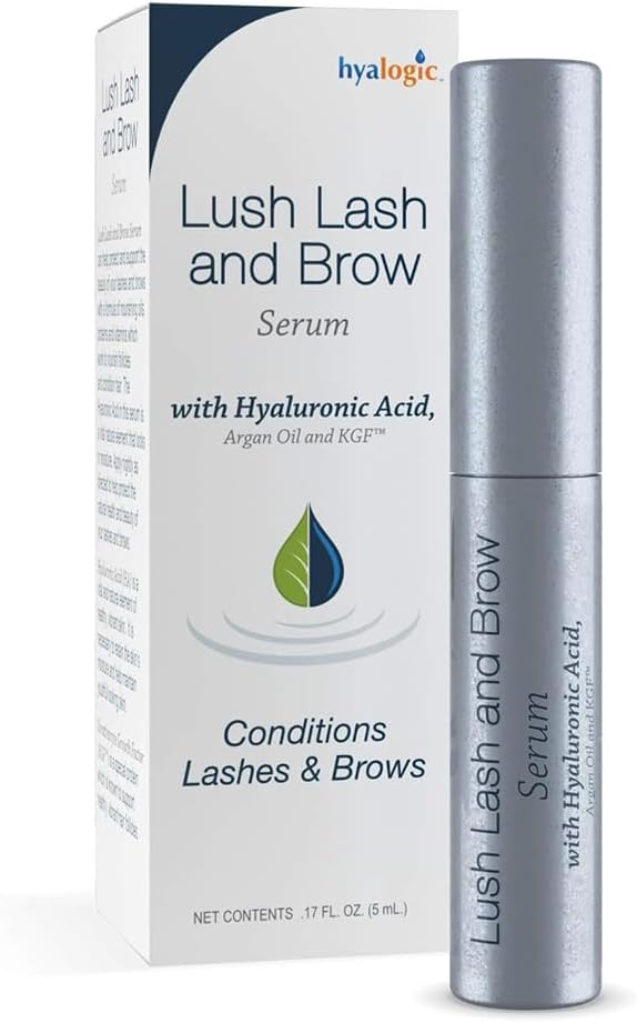 Hyalogic HA Lush Lash und Brow Serum mit Hyaluronsäure, Arganöl und KGFTM für Lashes & Brows Conditioning - 0.17 Unze