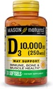 MASON NATURAL D 3 10.000 Iu Softgels, 30 Graf