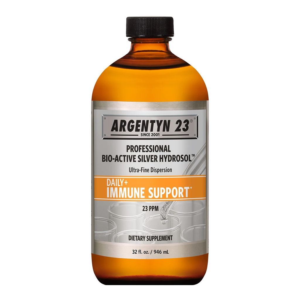 Argentyn 23 Professional Immununterstützung - Kolloidal Silber, Bio-Active Silber Hydrosol, 23 ppm, Liquid Twist Top, 32 Fl Oz (946 mL)