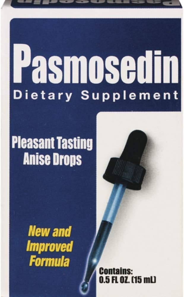 Pasmosedin Verdauungstropfen, Verdauungshilfe, Hilft mit Bloating & Gas 0.5 Fl Oz/Pack von 1