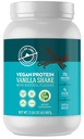 Stellar Labs Vegan Protein Pulver mit BCAA & Antioxidantien | Zertifiziert Low FODMAP, Non GMO, Glutenfrei, Sojafrei, Low Carb, mit Stevia | Lean Plant Based Protein Powder Shakes | Vanilla