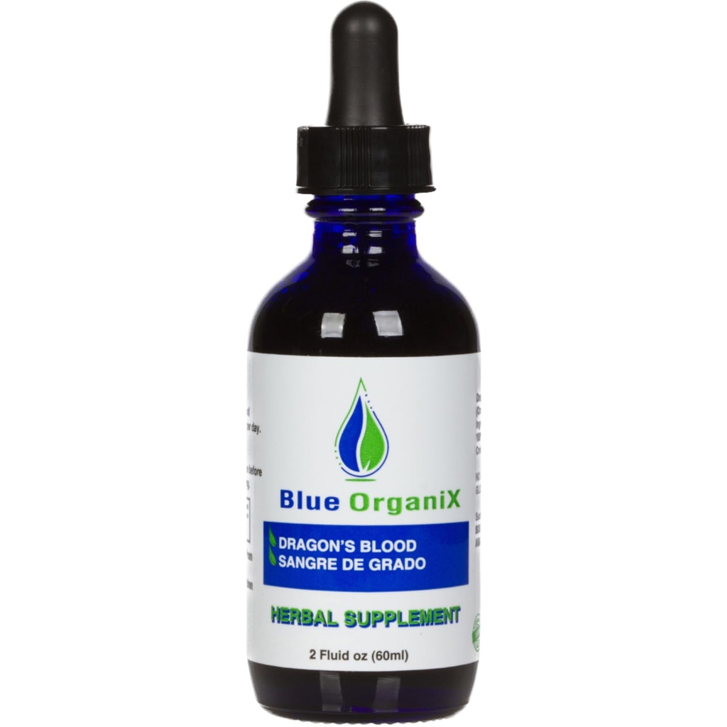 Receding Gums unterstützen Dragon's Blood 2 Oz Liquid Sangre de Grado, 100% Raw Croton Lechleri, Sangre de Drago, 1 Flasche
