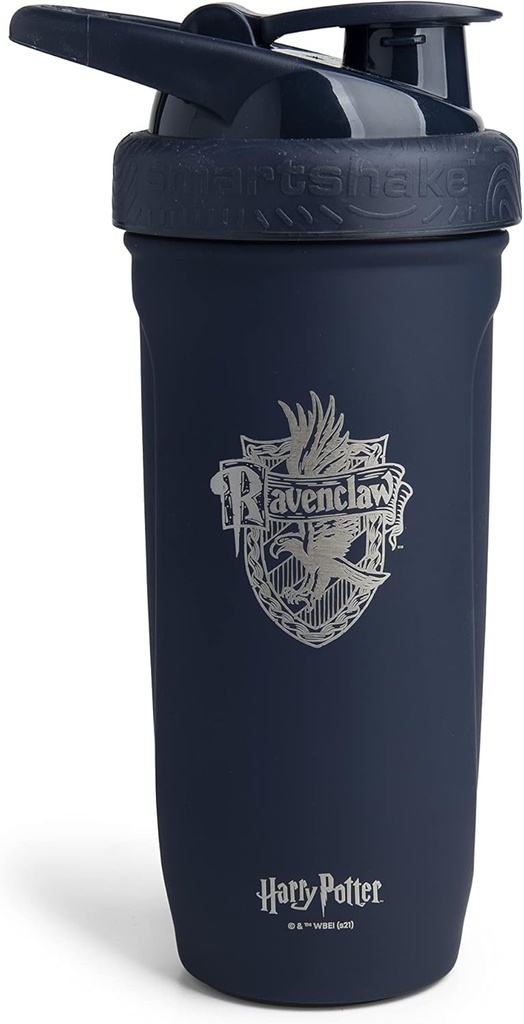 Smartshake rinforza in acciaio inox Harry Potter Ravenclaw Shaker Bottiglia (900 ML /30oz) | Light Weight Resistance Sports Shaker Bottiglia con un morbido coperchio | Leakproof, BPA Free & DEHP Free