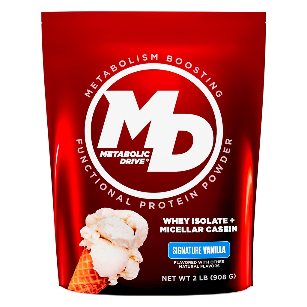 Biotest Metabolic Drive Protein - Low-Carb Flavor-Bomb, 20 Portionen - Whey Isolate + Micellar Casein - Signature Vanilla