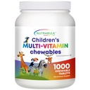 Multivitamines à croquer pour enfants - Promouvoir le développement global des enfants - Fabriqué aux États-Unis, peut aider à soutenir l'Immune, les os, le cerveau et le bien-être général - Vegan & Gluten Free - 1000 comprimés de cerise