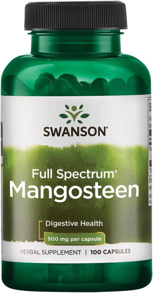 Swanson Full Spectrum Mangosteen- 500 mg 100 Kapseln