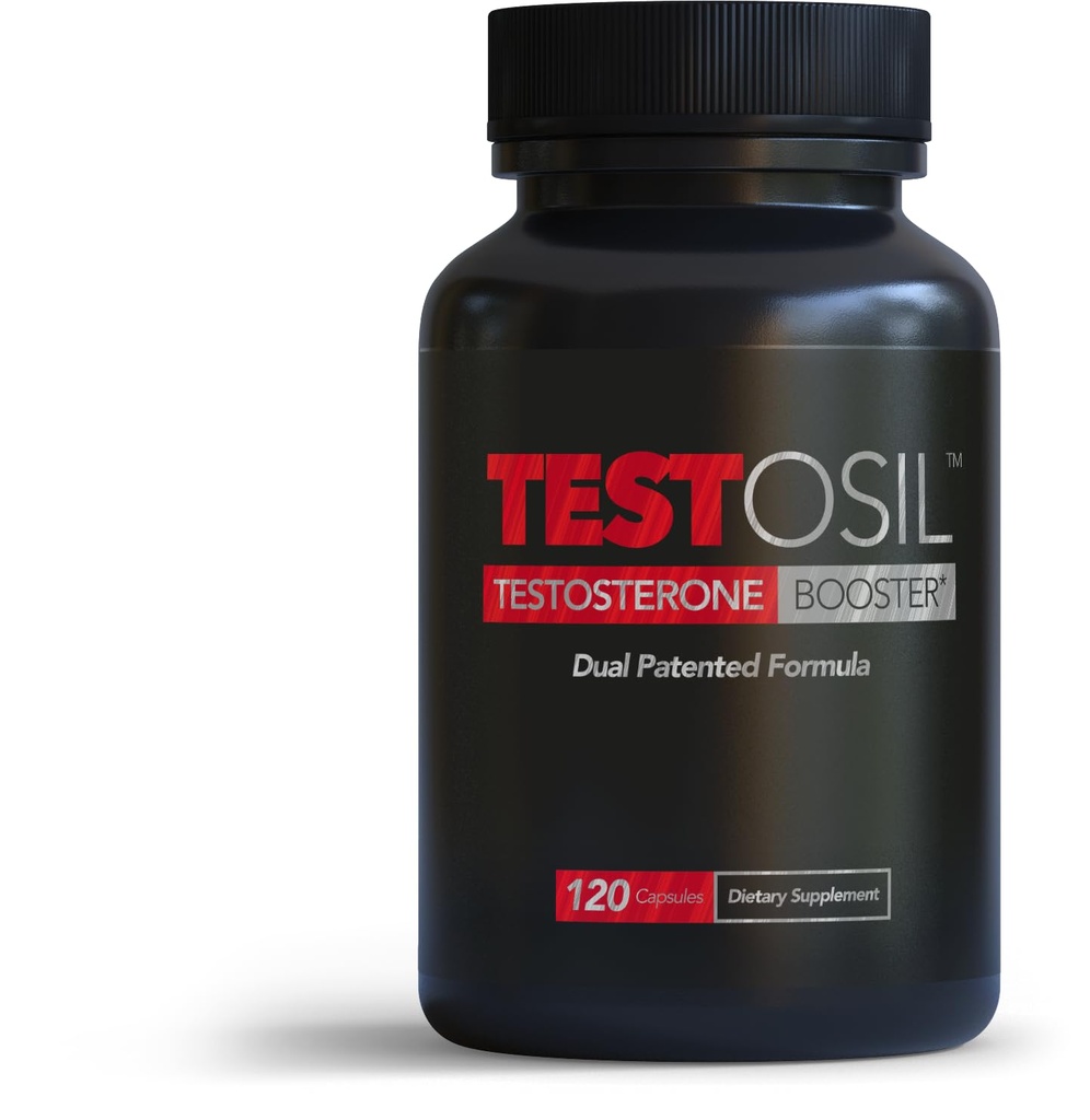 Leading Edge Health Testosil - Testosterone Supplemento per gli uomini – 120 Testosterone Booster capsule con Ashwagandha, Fenugreek & D-Aspartic Acid – per l'energia, la salute del muscolo e il supporto vitale