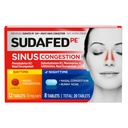 Sudafed PE Sinus Congestion Day + Notte massima resistenza Decongestant & Antihistamine compresse con Phenylephrine HCl & Diphenhydramine HCl, aiuta Nasal & Sinus Pressione & Congestione, 20 ct