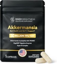 Akkermansia Probiotic, GLP-1 Supplemento per Gut Health & Digestion, DigeSEB Digestive Enzymes & Vitamin B Complex - 30 miliardi di TFU, Testato di terze parti, 5 capsule