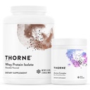 THORNE - Isolate de protéines de lactosérum (chocolat, 31,9 Oz) et complexe Amino (Berry, 8 Oz) - Supporte la réparation et la récupération musculaire - NSF certifié pour le sport - sans gluten, sans soja