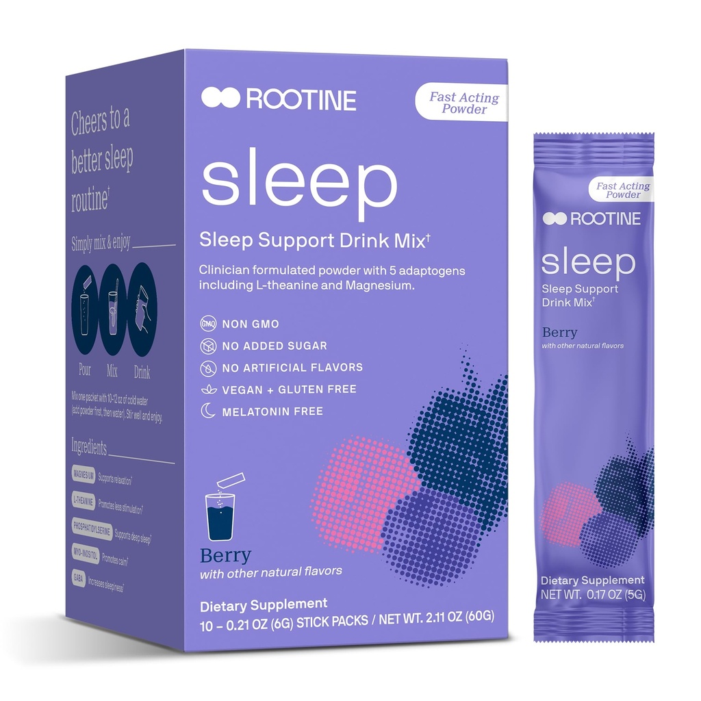 Supplément sommeil, Sans mélatonine Magnésium Poudre Calme, GABA, L-Theanine, Myo-inositol, Mélange de boisson pour le sommeil calme pour aider à se détendre, Poudre pour le sommeil, Magnésium Poudre pour le sommeil, Mélange de boisson super calme 10pk