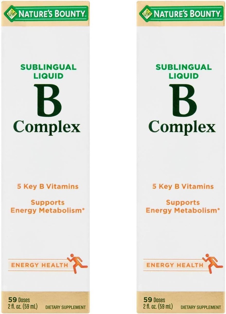 Bounty Vitamina B Complex liquido sublinguale, 2 Oz (Pack of 2)