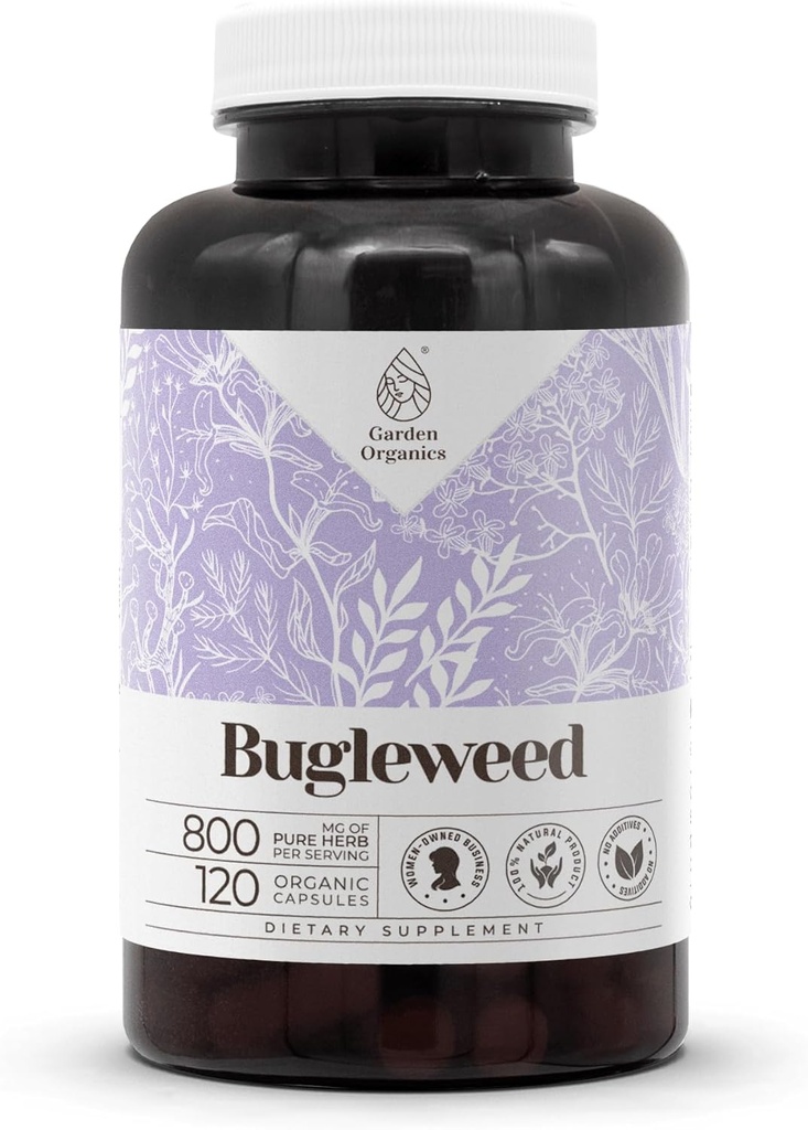 Bugleweed 120 Kapseln | hochkarätige Kräuter Nahrungsergänzungsmittel | Hergestellt mit Gemüsekapseln und Bugleweed (Ze LAN, Lycopus Virginicus) Getrocknete Kräuter (120 Count)