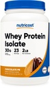Nutricost Whey Protein Isolate (Chocolate Peanut Butter, 2 Pound) Protein Powder