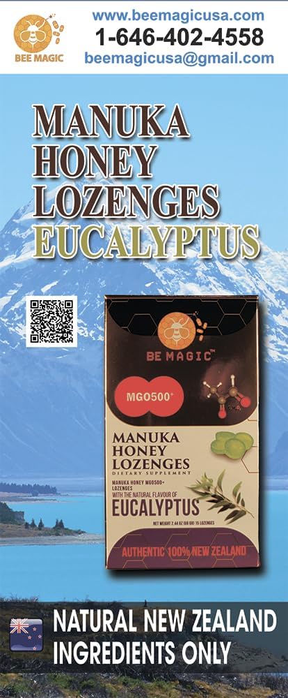 Manuka Honig + Eucalyptus Lozenges, 15 Tropfen