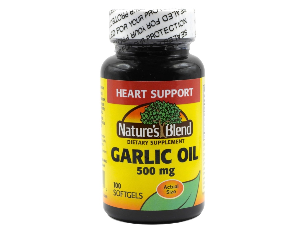 Nature's Blend Knoblauch Öl 500 mg 100 Softgels