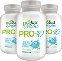 Pro-10, Probiotique 20 milliards, 120 capsules, boîte de 3