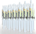 SynChill AF Gel calmant pour Chevaux Nerveux - Un service unique - Formule avancée avec L-Theanine, Augmentation de la puissance, Supplément 100% Naturel, Disposition et Confiance Support pour Chevaux - 25 Pack