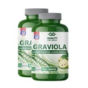 GRAVIOLA MAX - Estratto di Graviola Supplemento - Soursop (Annona muricata) -Immune System Booster & Antiossidanti in Ogni capsula di Graviola Pura (2 Unità)