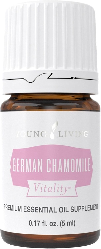 Young Living - German Chamomile Vitality 5 ml | Antioxidant & Natural Calmness Support | Nahrungsergänzungsmittel | Calming Aromatherapie | Antioxidans & Natürliche Beruhigung für Entspannung