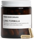 Food Over Drugs Formule pulmonaire – Détox à base de plantes avec Mullein biologique, Thym, réglisse et Astragalus – Supplément naturel pour le soutien pulmonaire, la clarté respiratoire et l'équilibre mucus – Capsules à base de plantes