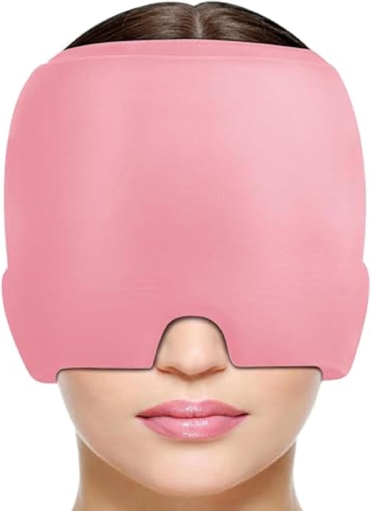 Migräne Kopfschmerzen Relief Cap, Migräne Relief Cap Hot & Kalte Therapie Hangover Hut Maske Odorless Migräne Kopfschmerzen Hut für Puffy Eyes Hangover Tension Sinus & Stress Relief