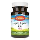Carlson - acide alpha lipoïque, 300 mg, production d'énergie, antioxydant universel, 30 comprimés