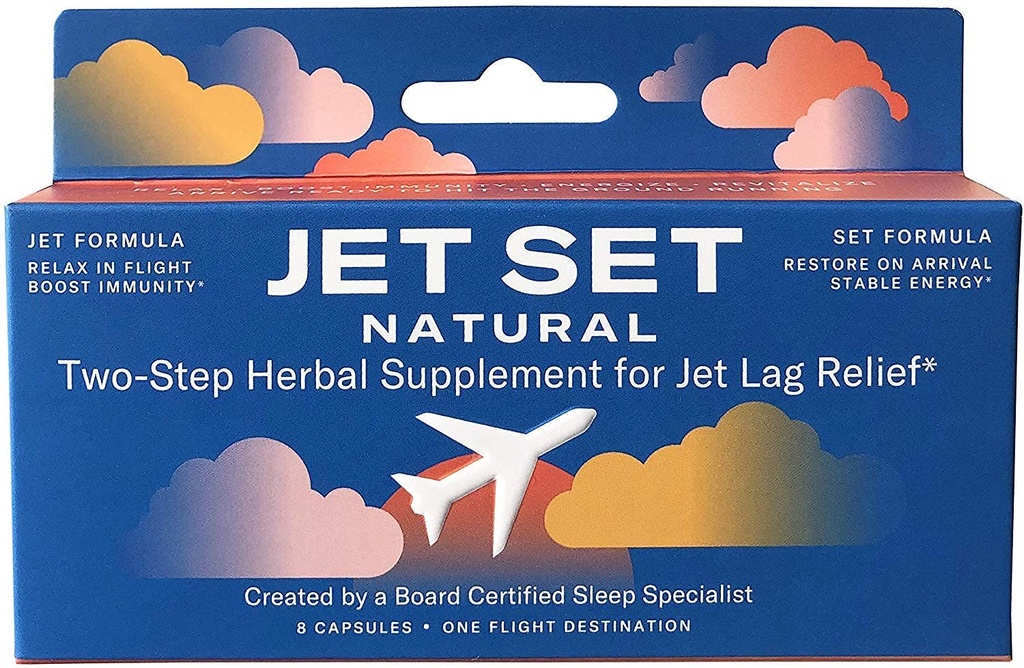 | Jet Lag Remedy for Travel | Sleep Specialist Created | Two Step Jet Lag Relief | Relax in Flight, Energize on Arrivo | Travel Must Have | Flight & Travel Essential
